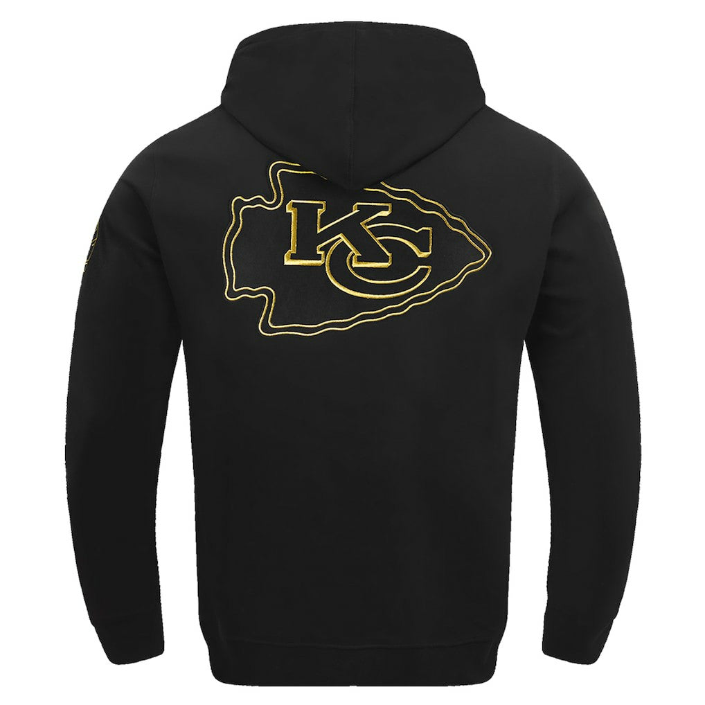 Kansas City Chiefs Pro Standard Classic Chenille Pullover Hoodie - Black - NFL