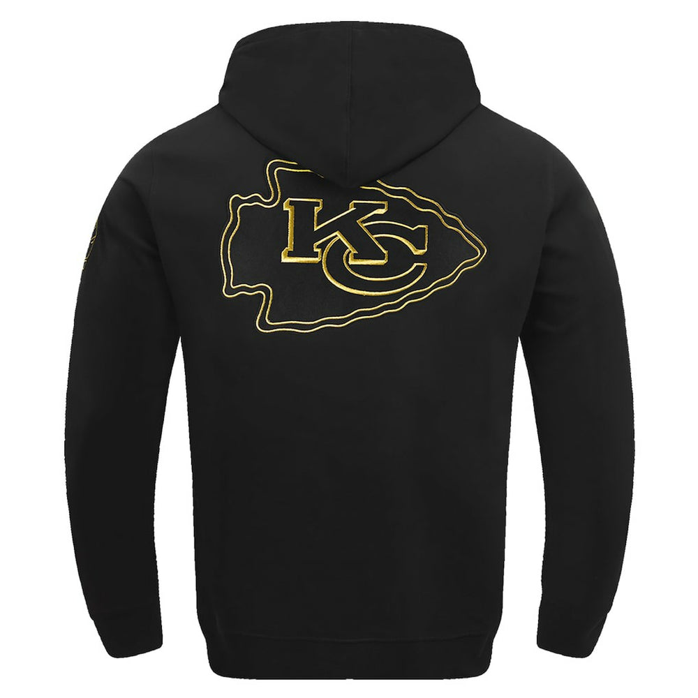 Kansas City Chiefs Pro Standard Classic Chenille Pullover Hoodie - Black - NFL