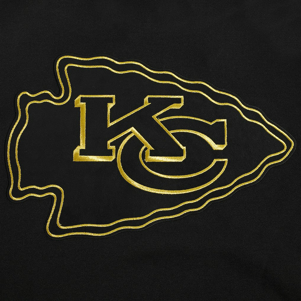 Kansas City Chiefs Pro Standard Classic Chenille Pullover Hoodie - Black - NFL