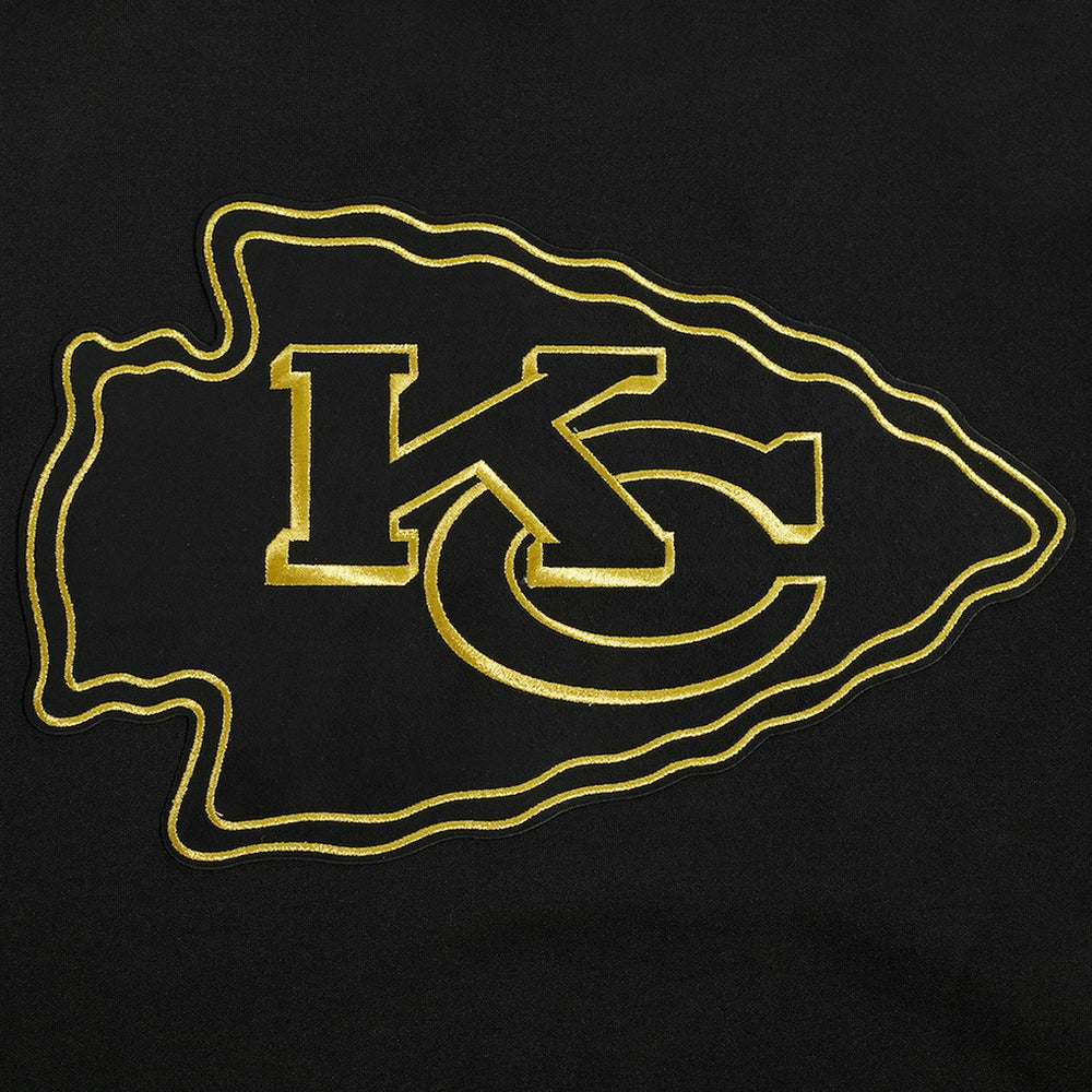 Kansas City Chiefs Pro Standard Classic Chenille Pullover Hoodie - Black - NFL
