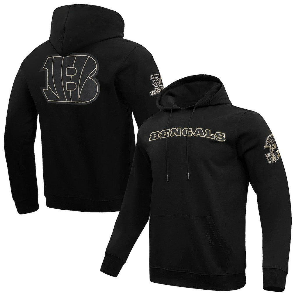 Cincinnati Bengals Pro Standard Classic Chenille Pullover Hoodie - Black - NFL