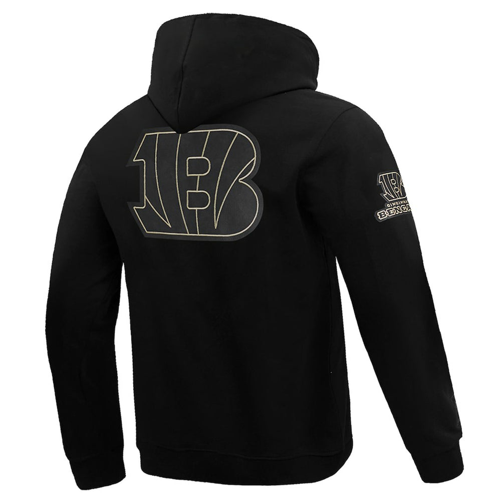 Cincinnati Bengals Pro Standard Classic Chenille Pullover Hoodie - Black - NFL