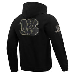 Cincinnati Bengals Pro Standard Classic Chenille Pullover Hoodie - Black - NFL