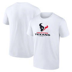 Houston Texans Team Lockup T-Shirt - White - NFL