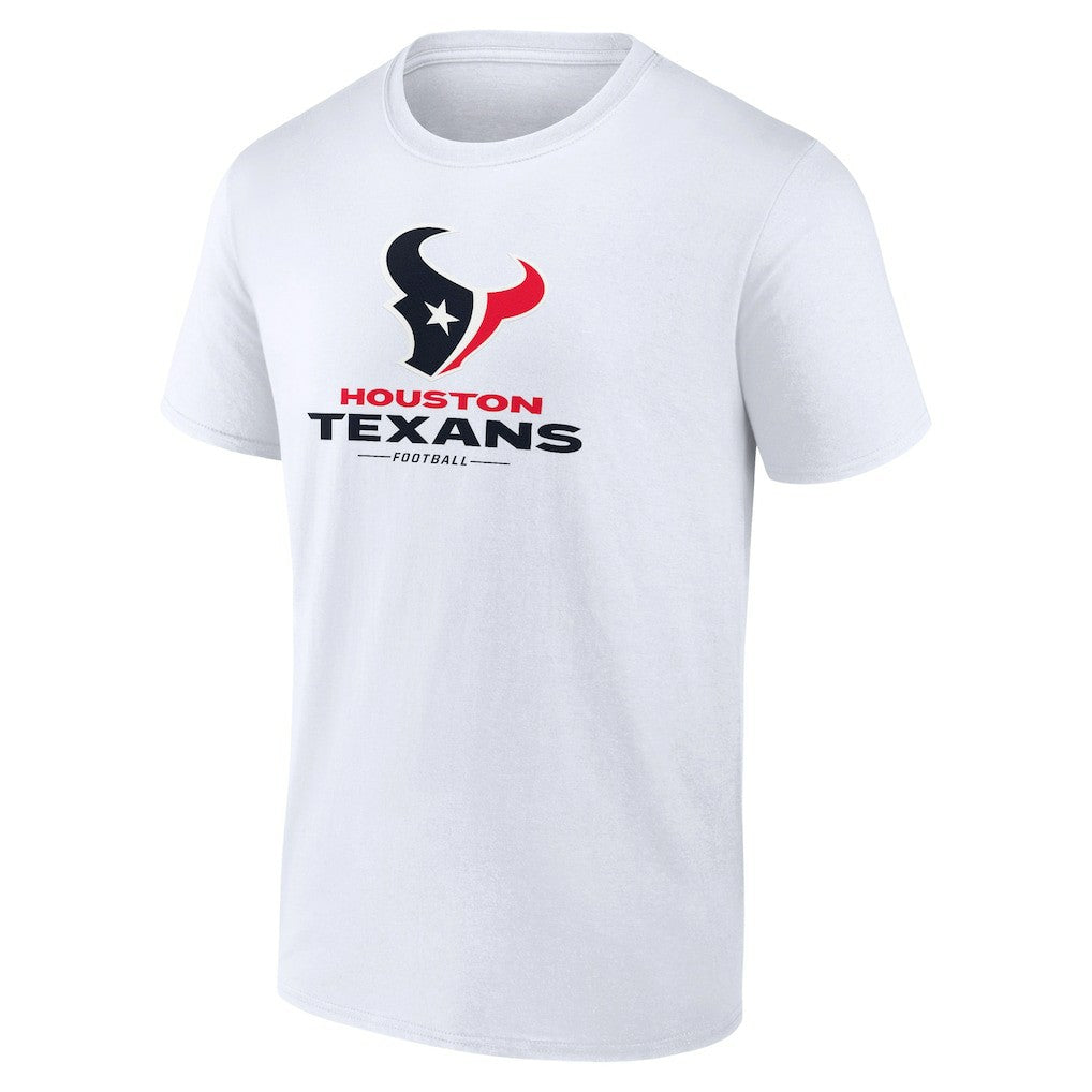 Houston Texans Team Lockup T-Shirt - White - NFL