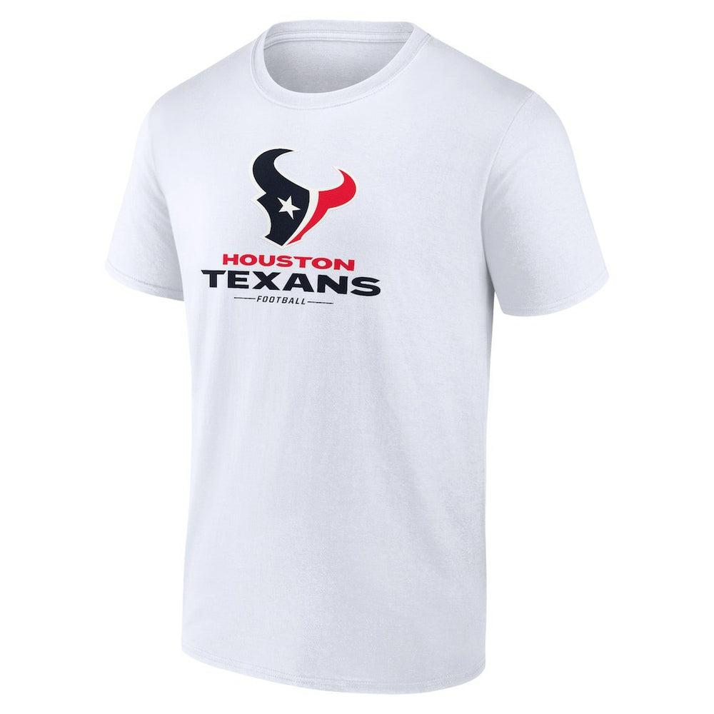 Houston Texans Team Lockup T-Shirt - White - NFL