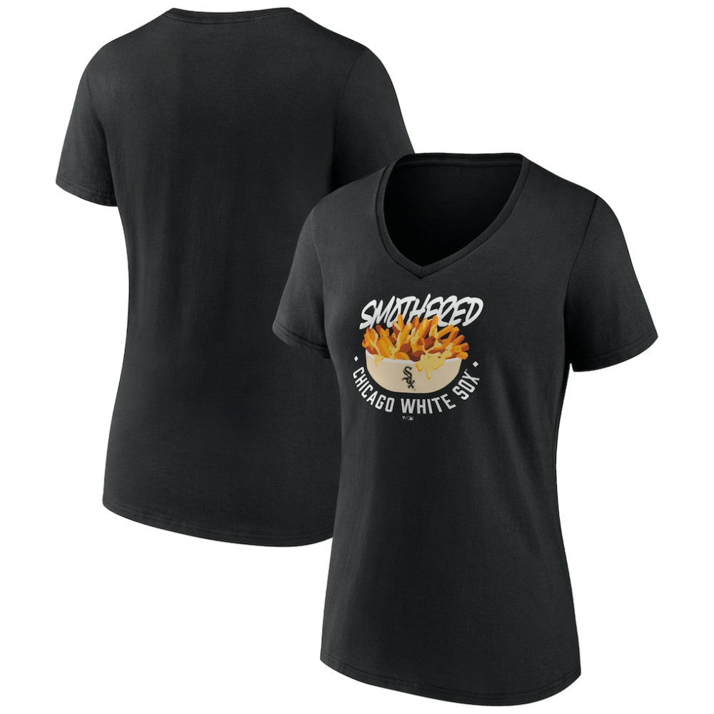 Chicago White Sox Women's Smothered Fries V-Neck T-Shirt Online