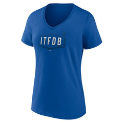 Los Angeles Dodgers Women's ITFDB V-Neck T-Shirt Online
