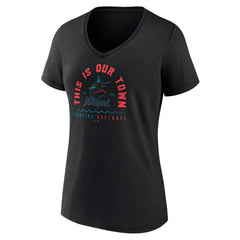 Miami Marlins Women's Our Town V-Neck T-Shirt Near Me