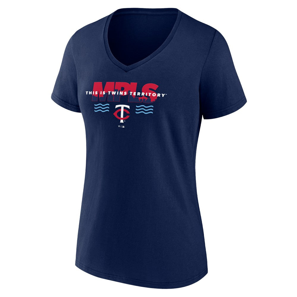 Minnesota Twins Women's Territory V-Neck T-Shirt Near Me