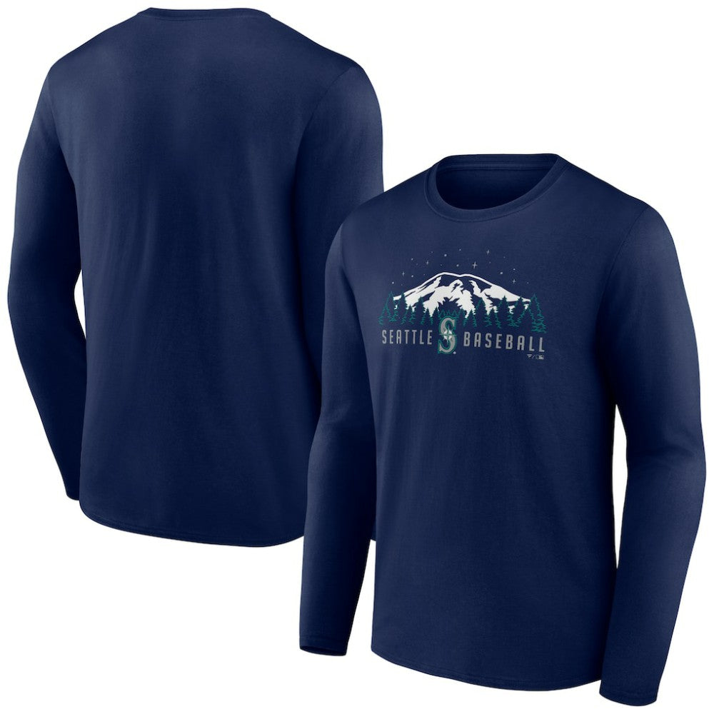 Seattle Mariners Mountains Long Sleeve T-Shirt Online