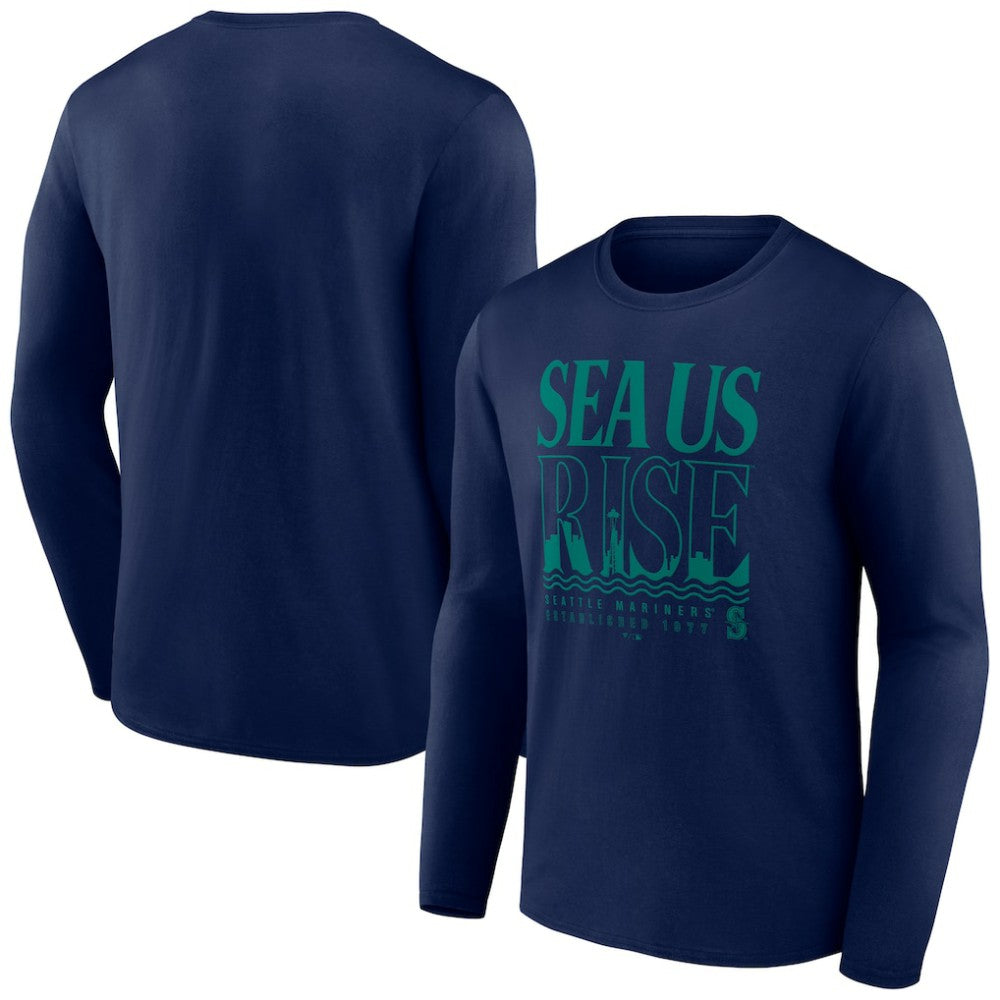 Seattle Mariners Sea Us Rise Long Sleeve T-Shirt Outlet
