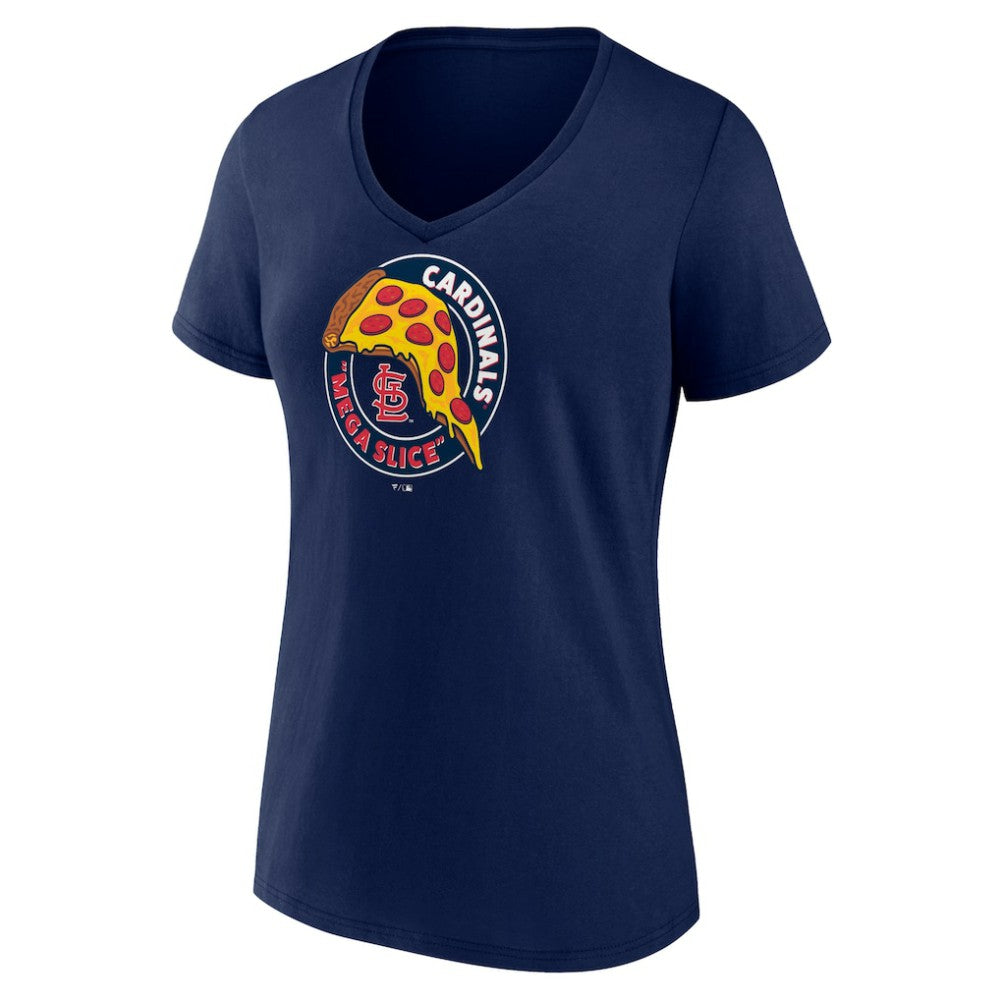 St. Louis Cardinals Women's Mega Slice V-Neck T-Shirt Outlet