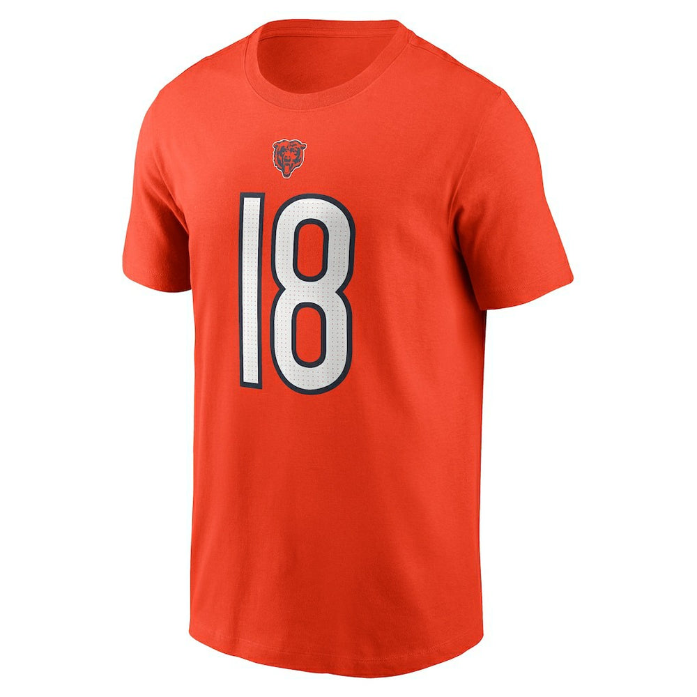 Caleb Williams Chicago Bears Name & Number T-Shirt - Orange - Nike
