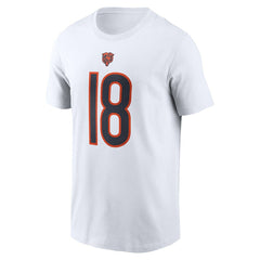Caleb Williams Chicago Bears Name & Number T-Shirt - White - Nike