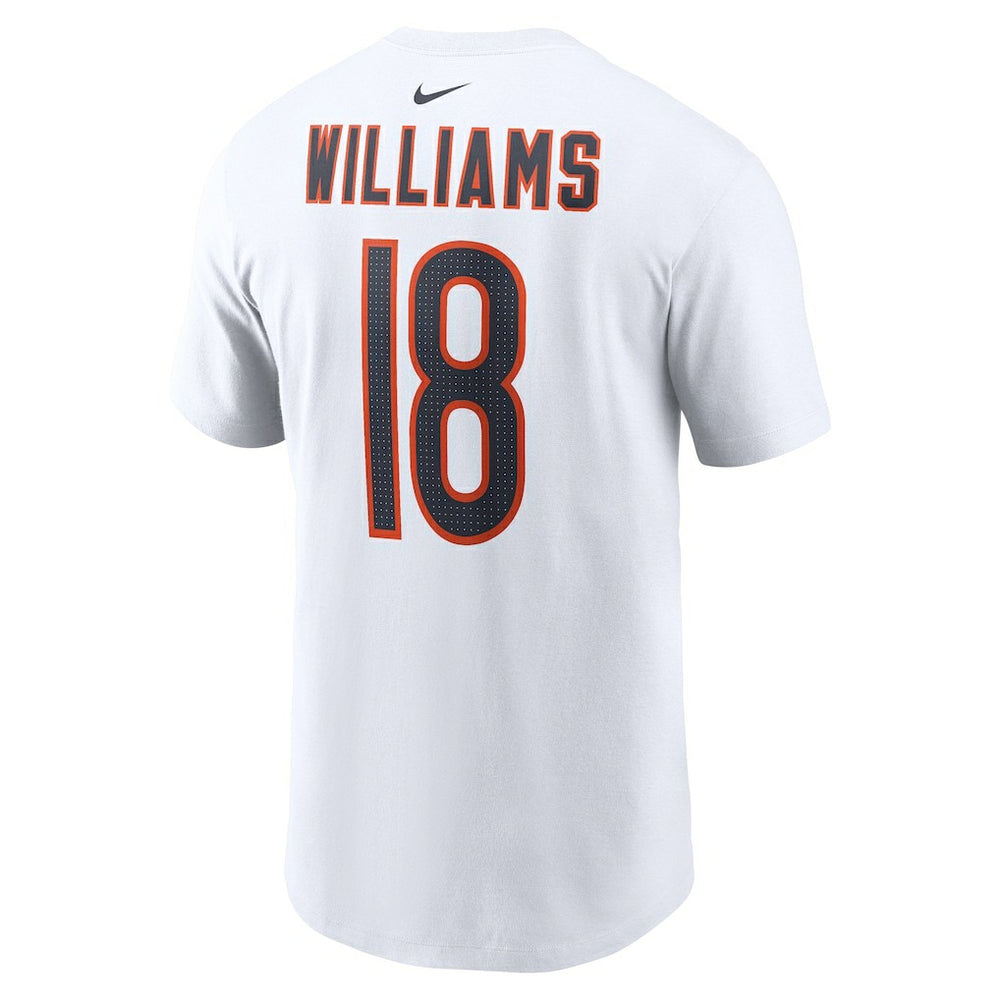 Caleb Williams Chicago Bears Name & Number T-Shirt - White - Nike