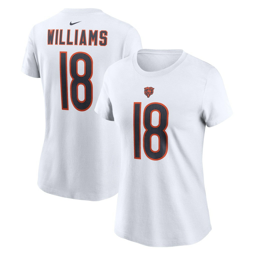 Caleb Williams Chicago Bears Women's Name & Number T-Shirt - White - Nike