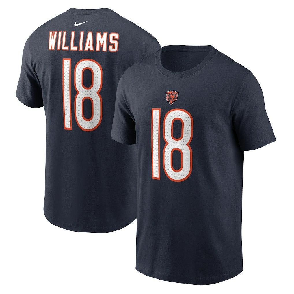 Caleb Williams Chicago Bears Youth Fuse Name & Number T-Shirt - Navy - Nike