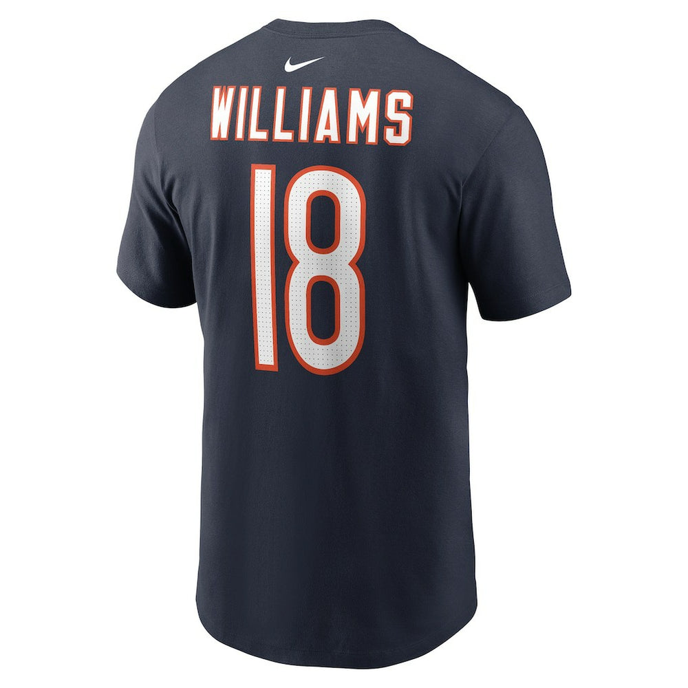 Caleb Williams Chicago Bears Youth Fuse Name & Number T-Shirt - Navy - Nike