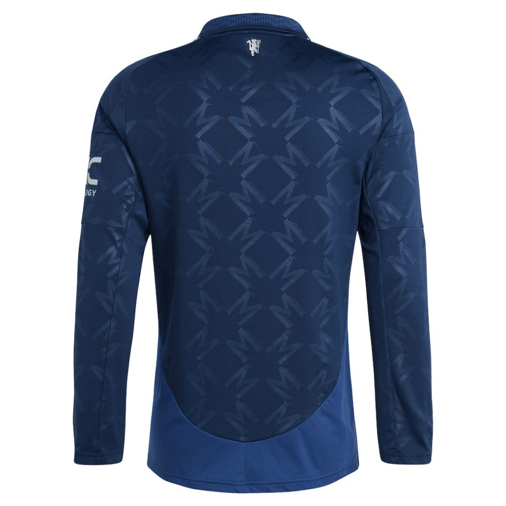 Adidas - Manchester United 2024/25 Away Replica Long Sleeve Jersey - Navy