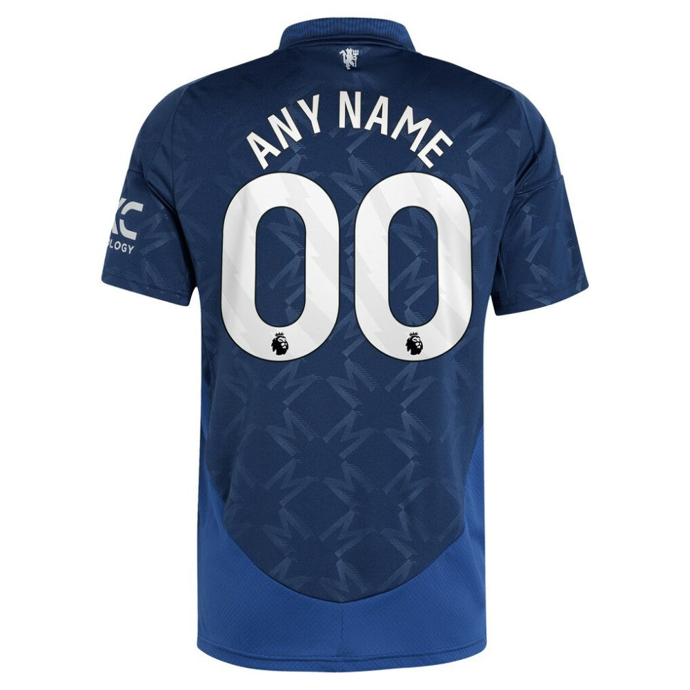Adidas - Manchester United 2024/25 Away Replica Custom Jersey - Navy
