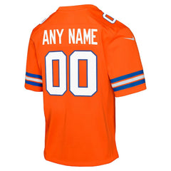 Denver Broncos Youth Mile High Collection 1977 Throwback Custom Game Jersey - Orange - Nike