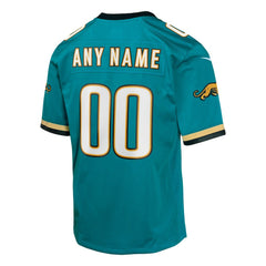 Jacksonville Jaguars Youth Prowler Throwback Custom Game Jersey - Teal - Nike