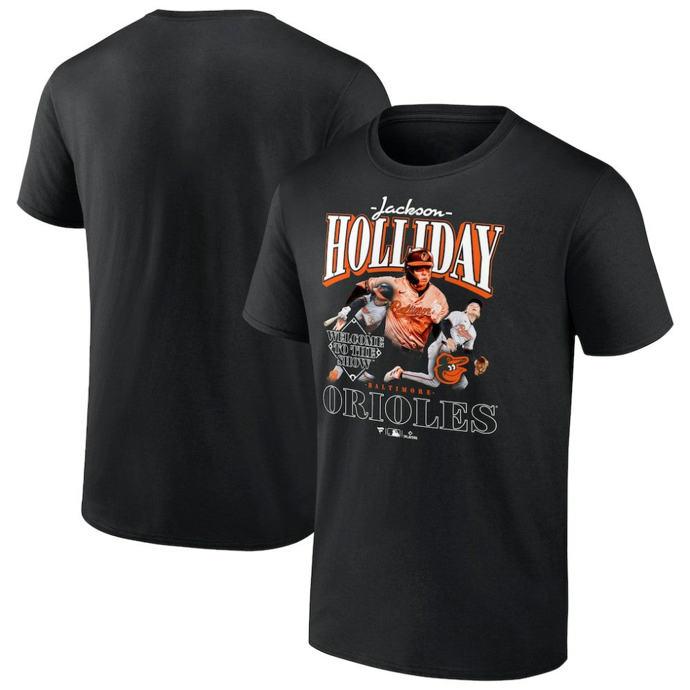 Jackson Holliday Baltimore Orioles Welcome to the Show T-Shirt Discount
