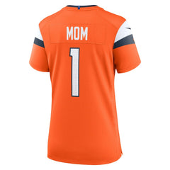 Denver Broncos Women's #1 Mom Game Jersey - Orange - Nike