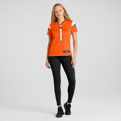 Denver Broncos Women's #1 Mom Game Jersey - Orange - Nike
