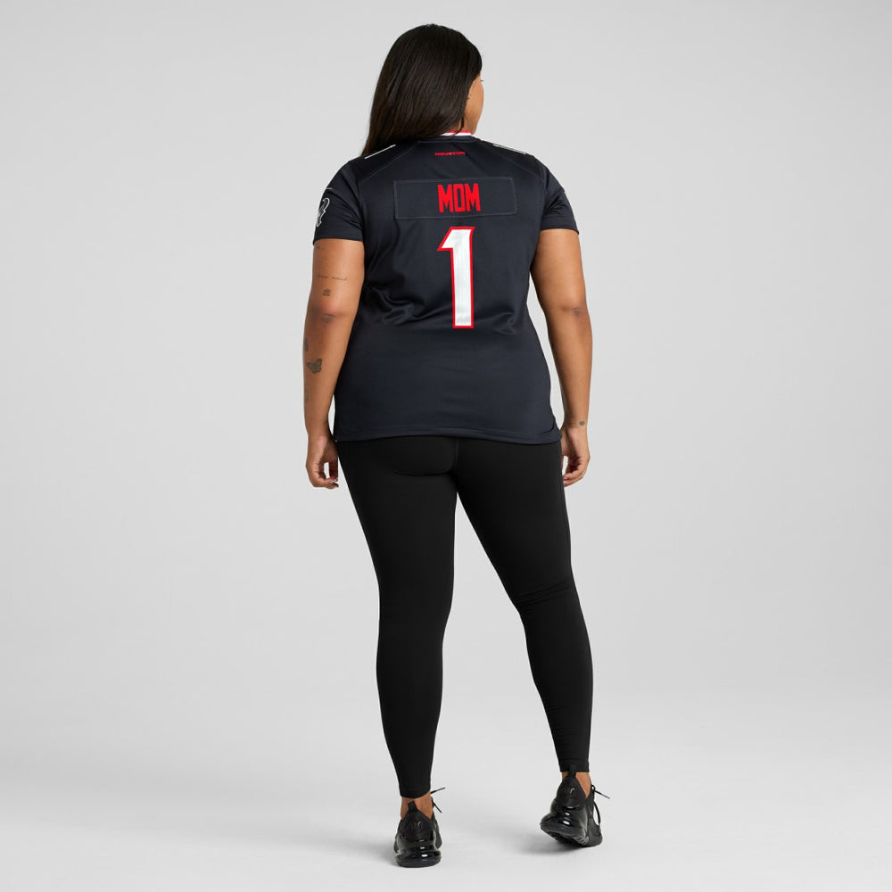 Houston Texans Women's #1 Mom Game Jersey - Navy - Nike