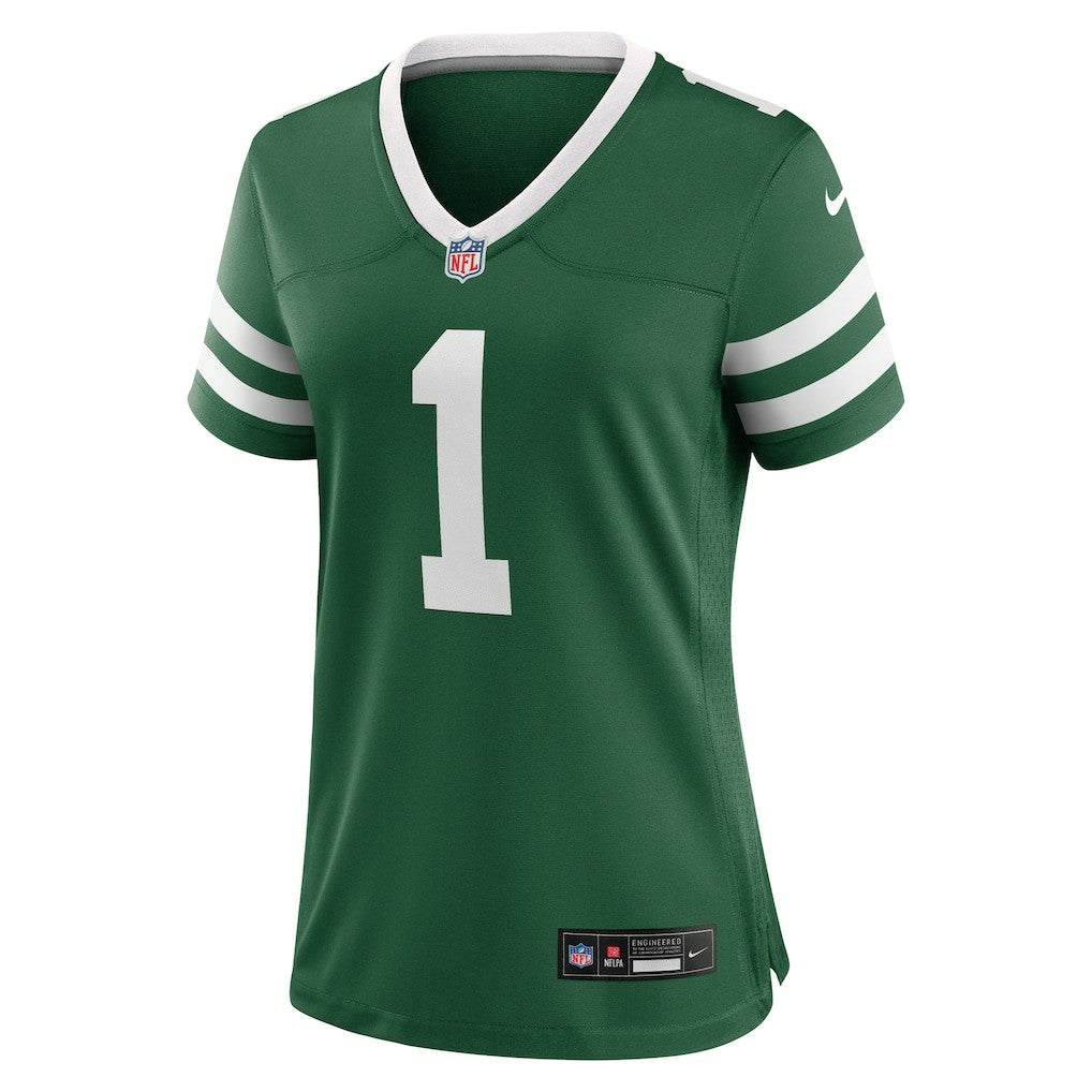 New York Jets Women's #1 Mom Game Jersey - Legacy Green - Nike