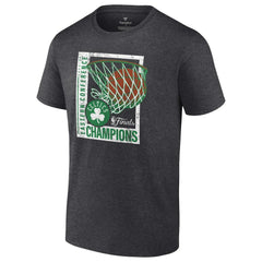 Fanatics Boston Celtics 2024 Eastern Conference Champions Full Court Trap T-Shirt Heather Charcoal