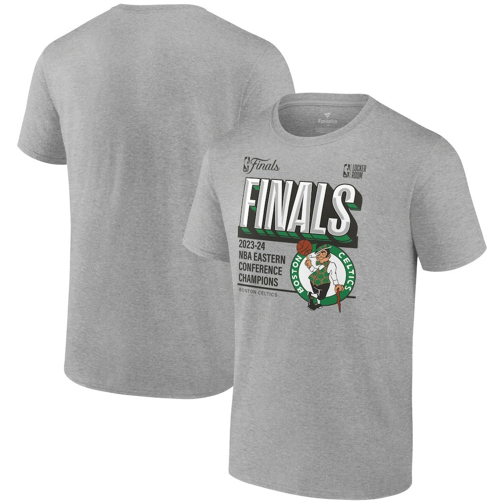 Fanatics Boston Celtics 2024 Eastern Conference Champions Locker Room Post Up Move T-Shirt Steel