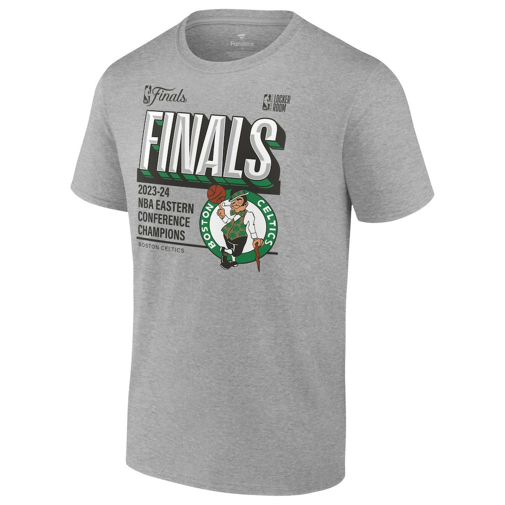 Fanatics Boston Celtics 2024 Eastern Conference Champions Locker Room Post Up Move T-Shirt Steel