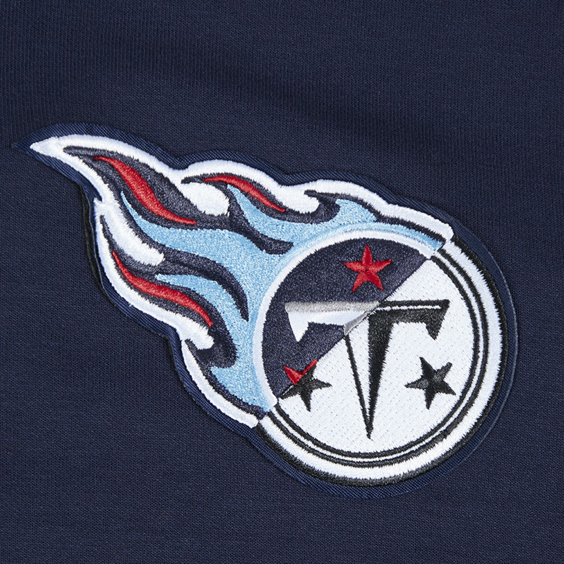 Tennessee Titans Pro Standard Women's Split Logo Full-Zip Hoodie - Navy - NFL