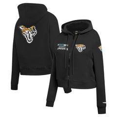 Jacksonville Jaguars Pro Standard Women's Split Logo Full-Zip Hoodie - Black - NFL
