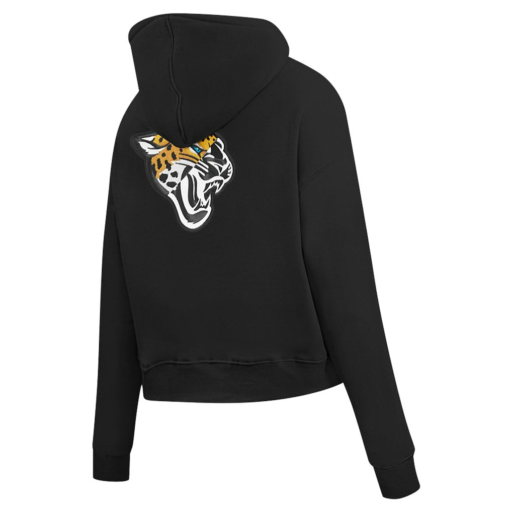 Jacksonville Jaguars Pro Standard Women's Split Logo Full-Zip Hoodie - Black - NFL