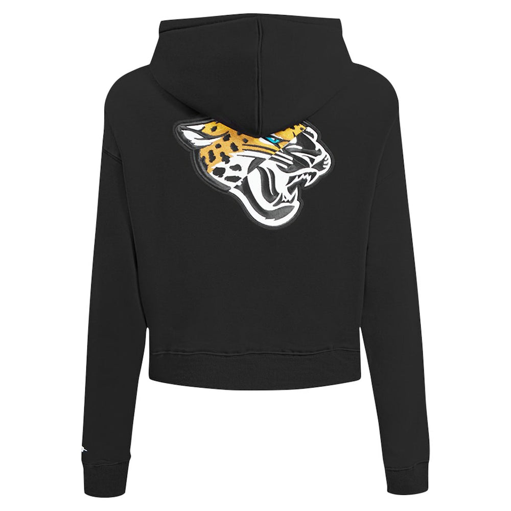 Jacksonville Jaguars Pro Standard Women's Split Logo Full-Zip Hoodie - Black - NFL