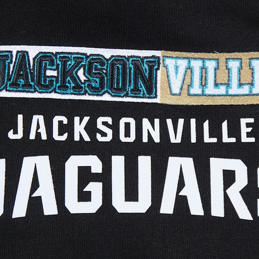 Jacksonville Jaguars Pro Standard Women's Split Logo Full-Zip Hoodie - Black - NFL