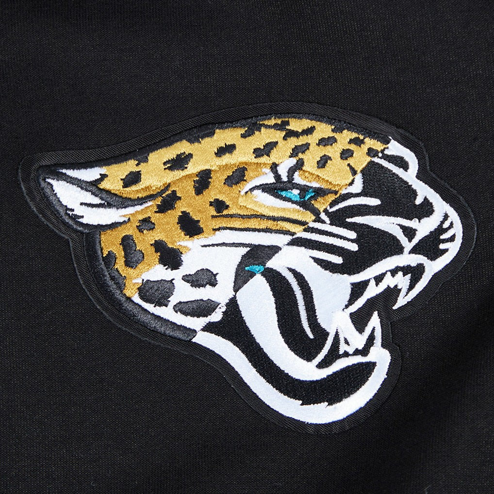 Jacksonville Jaguars Pro Standard Women's Split Logo Full-Zip Hoodie - Black - NFL