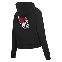 Arizona Cardinals Pro Standard Women's Split Logo Full-Zip Hoodie - Black - NFL
