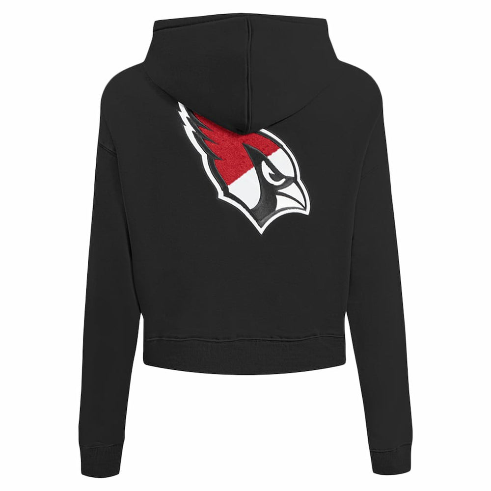 Arizona Cardinals Pro Standard Women's Split Logo Full-Zip Hoodie - Black - NFL