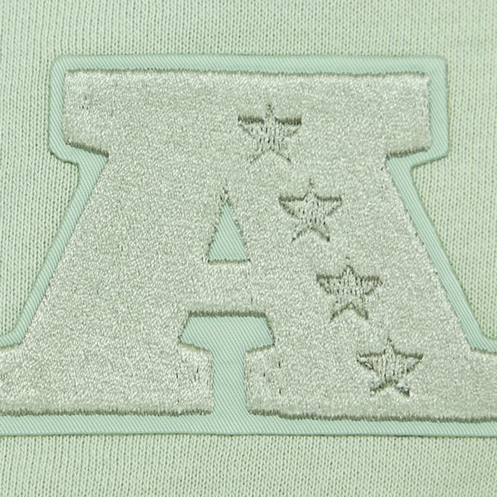 New York Jets Pro Standard Women's Oversized Cropped Neutral Pullover Sweatshirt - Light Green - NFL