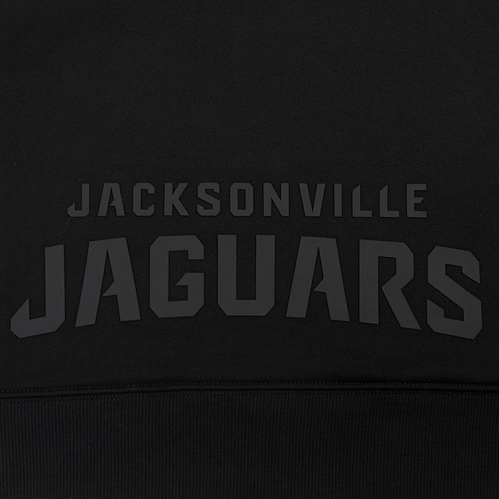 Jacksonville Jaguars Pro Standard Women's Jeweled Cropped Pullover Hoodie - Black - NFL