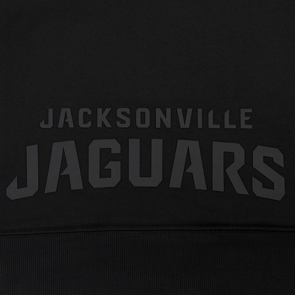 Jacksonville Jaguars Pro Standard Women's Jeweled Cropped Pullover Hoodie - Black - NFL