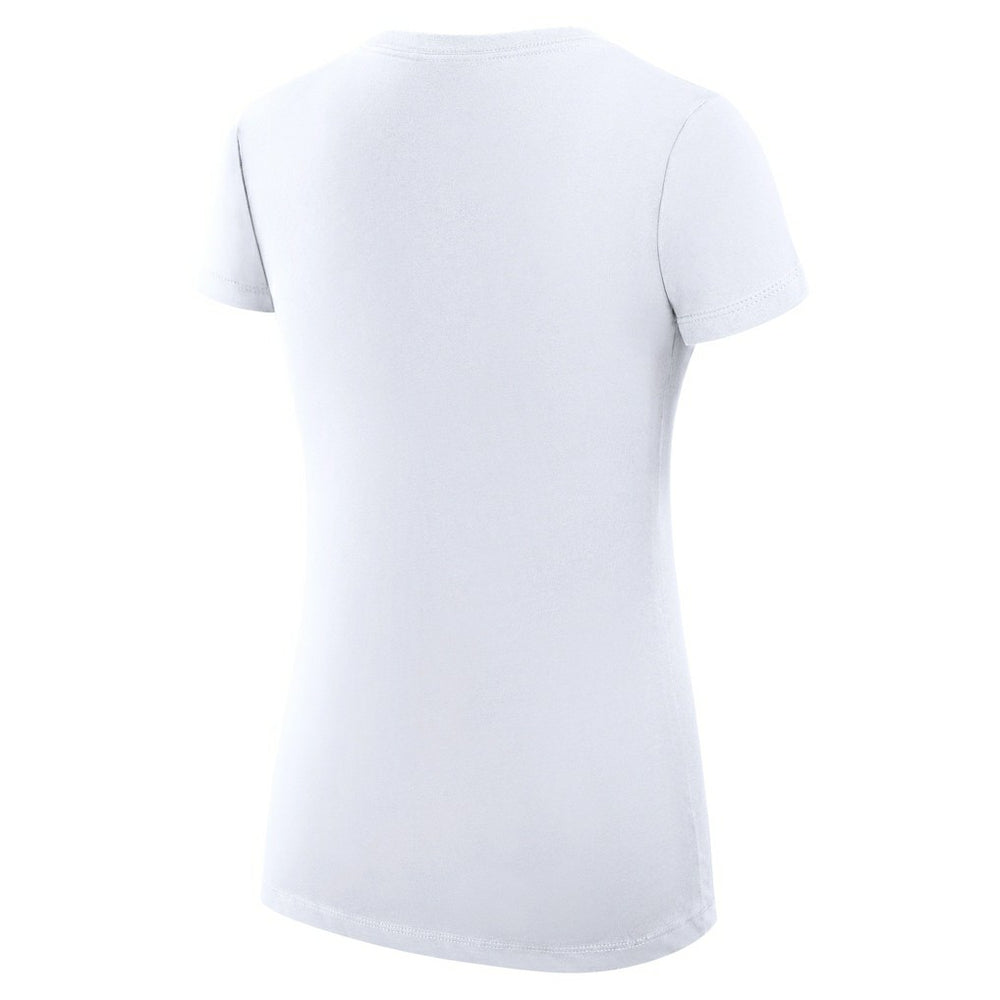 Minnesota Vikings G-III 4Her by Carl Banks Women's Super-Slim Fit Lightweight Team Logo Graphic V-Neck T-Shirt - White - NFL