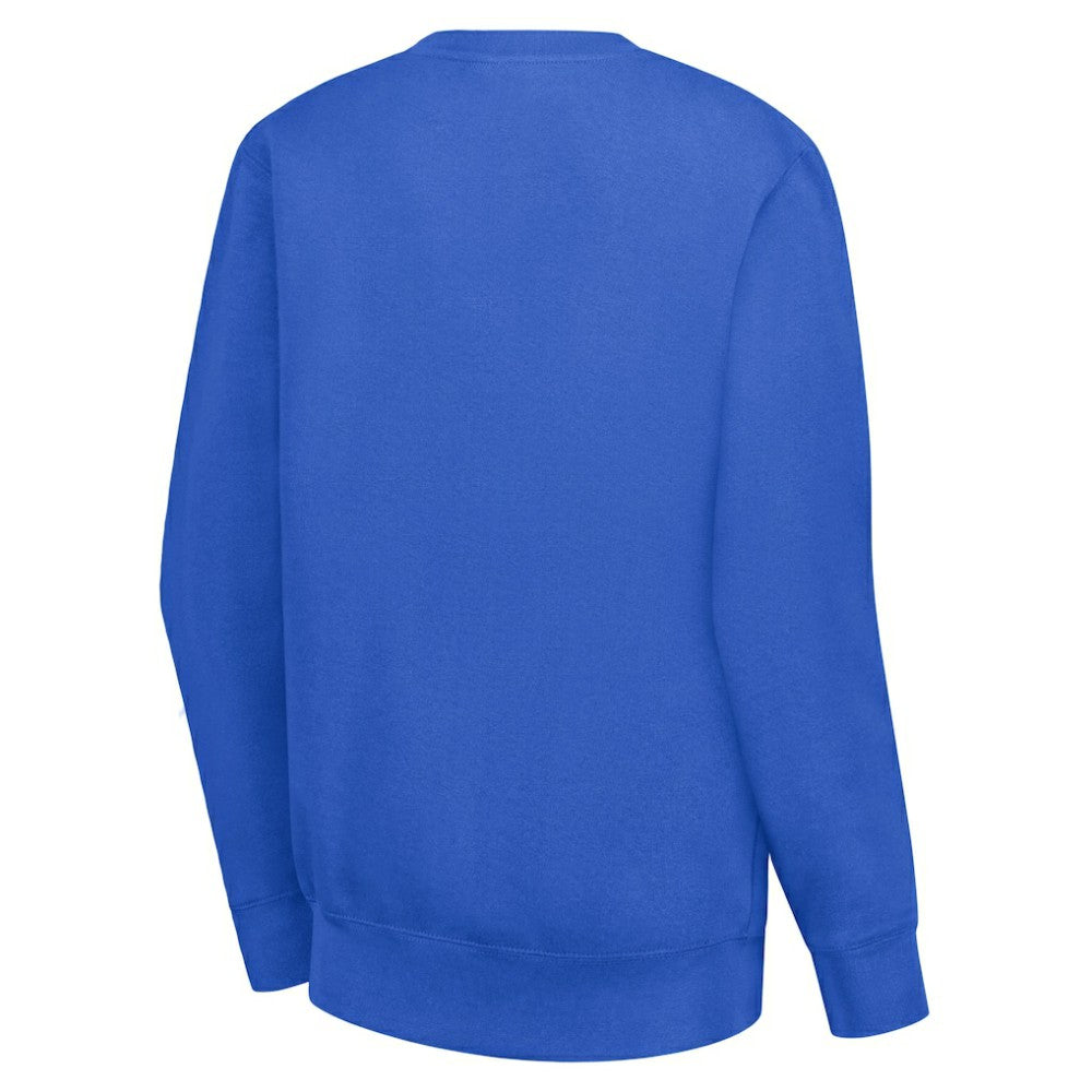 New York Islanders G-III 4Her by Carl Banks Women's Team Logo Tri-Blend Fleece Pullover Sweatshirt - Royal | NHL Clearance