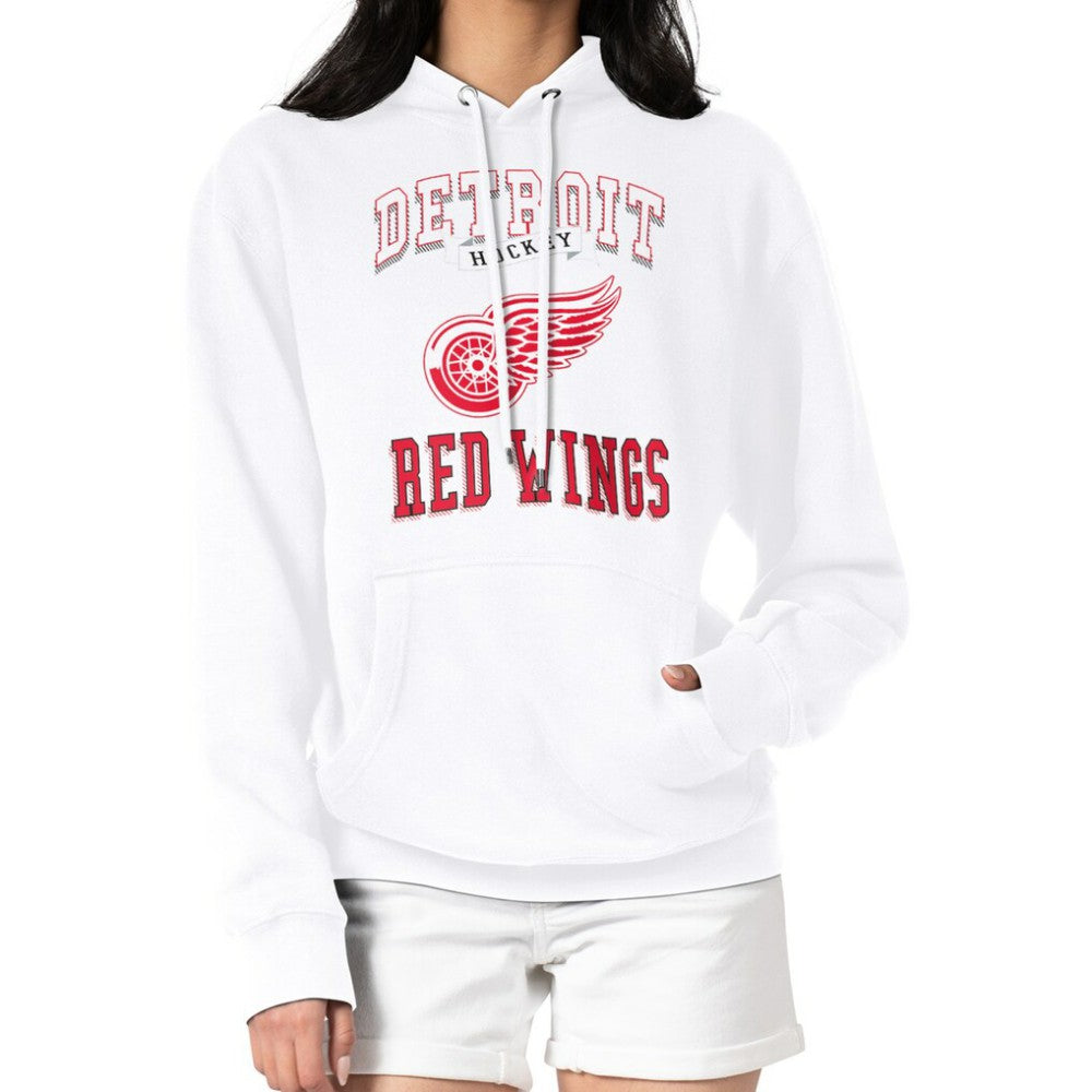 Detroit Red Wings G-III 4Her by Carl Banks Women's Team Logo Tri-Blend Fleece Pullover Hoodie - White | NHL near me