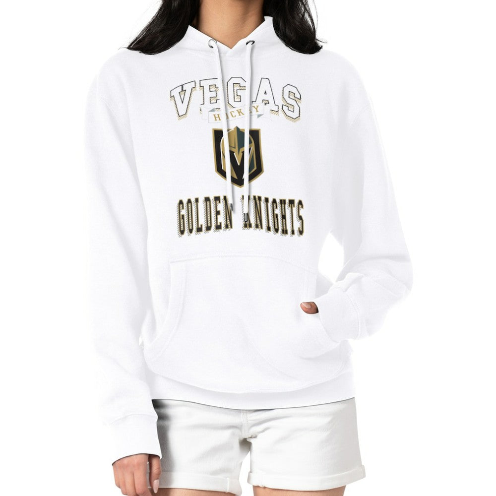 Vegas Golden Knights G-III 4Her by Carl Banks Women's Team Logo Tri-Blend Fleece Pullover Hoodie - White | NHL near me